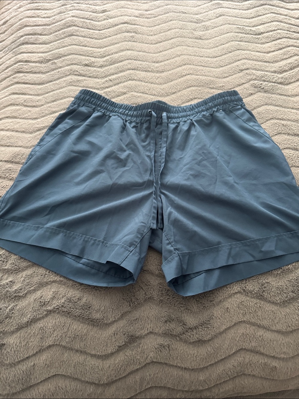 Mondetta Women's Athletic Shorts in Slate Blue